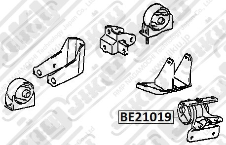 Картридж опоры двигателя BE21019 * JIKIU