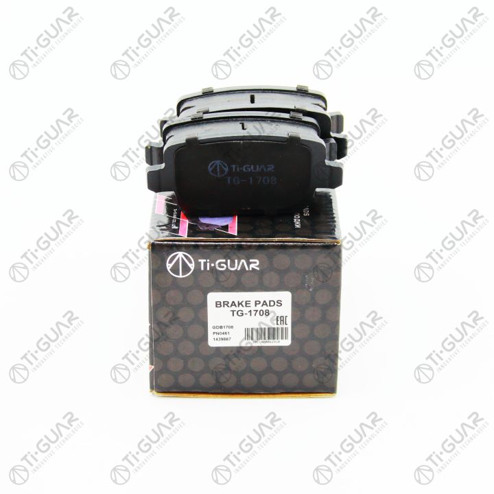 Тормозные колодки TG-1708/PN0461 * Ti·GUAR Тормозные колодки TG-1708/PN0461 * Ti·GUAR